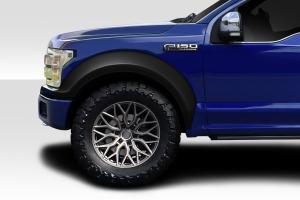 2018-2020 Ford F150 Duraflex Rocker Front Fender Flares - 2 Piece