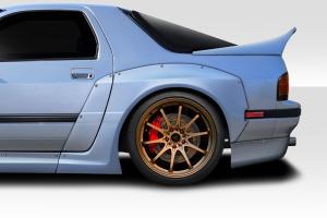 1985-1992 Mazda RX7 Duraflex Phoenix Fire Rear Fender Flares - 4 Piece (+75mm Added Clearance)