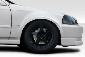 1996-1998 Honda Civic Duraflex K Spec Front Fenders (+50MM) - 2 Pieces