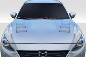 2014-2018 Mazda 3 Duraflex Velocity Hood - 1 Piece