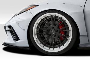 2020-2022 Chevrolet Corvette C8 Duraflex Gran Veloce Wide Body Front Fender Flares - 4 Piece