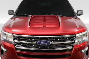 2016-2019 Ford Explorer Duraflex GT500 Look Hood - 1 Piece