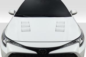 2019-2023 Toyota Corrolla Hatchback / 2020-2023 Corolla Sedan Duraflex Velocity Hood - 1 Piece