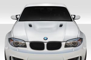 2008-2013 BMW 1 Series M Coupe E82 E88 Duraflex E92 M3 Look Hood - 1 Piece