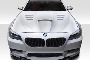 2011-2016 BMW 5 Series F10 4DR Duraflex Power Dynamics Hood - 1 Piece