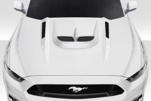 2015-2017 Ford Mustang Duraflex Kryptonic Hood - 1 Piece