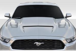 2015-2017 Ford Mustang Duraflex R Spec Hood - 1 Piece