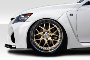 2013-2015 Lexus GS Series G200 GS300 GS350 GS450 GS450H Duraflex AM Design Wide Body Front Fenders - 4 Piece