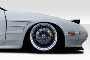 1986-1991 Mazda RX-7 Duraflex D1 Sport 30MM Front Fenders - 2 Piece