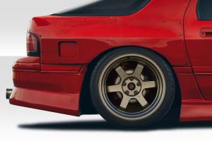 1986-1991 Mazda RX-7 Duraflex D1 Sport 30MM Rear Fender Flares - 3 Piece