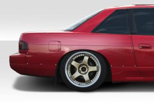 1989-1994 NIssan 240SX S13 2DR Duraflex D1 Sport 50MM Rear Fender Flares - 3 Piece