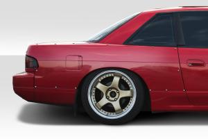 1989-1994 Nissan 240SX S13 2DR Duraflex O Type 30MM Rear Fender Flares - 2 Piece