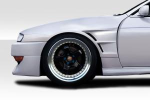 1997-1998 Nissan 240SX S14 Duraflex D1 Sport 40MM Front Fenders - 2 Piece