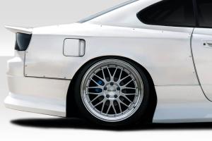 1999-2002 Nissan Silvia S15 Duraflex D1 Sport 50MM Rear Fender Flares - 3 Piece