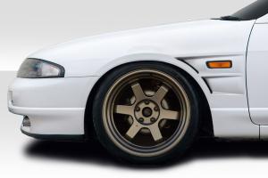 1995-1998 NIssan Skyline R33 2DR Duraflex D1 Sport 20MM Front Fenders - 2 Piece