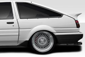 1984-1987 Toyota Corolla HB Duraflex D1 Sport 40MM Rear Fender Flares - 3 Piece