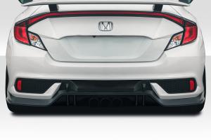 2016-2020 Honda Civic 2DR Duraflex BSM Rear Diffuser - 1 Piece