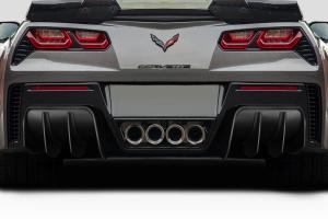 2014-2019 Chevrolet Corvette C7 Duraflex GTR Rear Diffuser - 2 Pieces