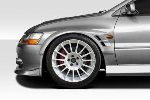 2003-2006 Mitsubishi Lancer Evolution 8 9 Duraflex Cyber Front Fender Flares - 2 Pieces