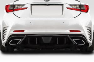 2015-2022 Lexus RC-F Duraflex Downforce Aero Rear Diffuser - 1 Piece