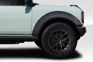 2021-2023 Ford Bronco Duraflex Extreme Country Front Fender Flares - 2 Piece