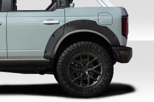 2021-2023 Ford Bronco Duraflex Extreme Country Rear Fender Flares - 4 Piece