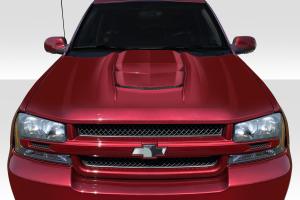 2002-2008 Chevrolet Trailblazer Duraflex ZR1 V2 Look Hood - 1 Piece