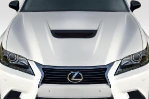 2013-2015 Lexus GS Series G200 GS300 GS350 GS450 GS450H Duraflex Alpine Hood - 2 Pieces