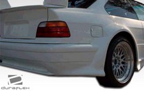 1992-1998 BMW 3 Series/M3 2DR/Convertible, Must be used in conjunction with complete wide body kit Duraflex GT500 Widebody Fender Flares, Rear