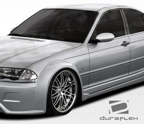 1999-2005 BMW 3 Series 4DR, Must be used in conjunction with complete wide body kit Duraflex I-Design Widebody Front Fenders