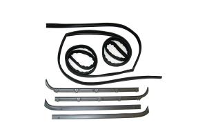 1980-1986 Ford Bronco , 1980-1986 Ford F-Series, Full Size Pickup  Fairchild Belt, Channel Kit  - Inner & Outer Driver Side & Passenger Side