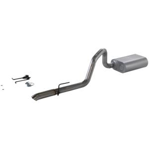 91-96 Jeep Wrangler 4.0L Flowmaster Force II Cat-Back Exhaust System - Single Side Exit with 60 Series Delta Flow Muffler