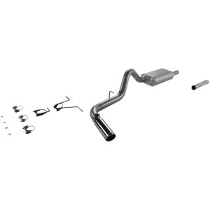 00-03 Dodge Dakota Truck 4.7L/5.2L/5.9L Flowmaster Force II Cat-Back Exhaust System - Single Side Exit with Super 50 Series Muffler