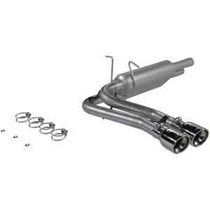 99-04 FORD F-150 Lightning V8; 5.4L Flowmaster American Thunder Cat-Back Exhaust System - Dual Same Side Exit with 50 Series H.D. Muffler