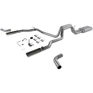 2003 Ram 1500 Pickup V8 5.7 Flowmaster American Thunder Cat-Back Exhaust System - Dual Rear/Side Exit with 50 Series H.D. Muffler and 3.00