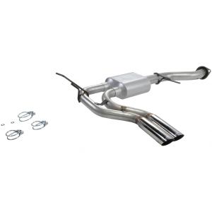 99-06 Chevrolet Silverado 1500 Standard Cab/Short Bed 4.8L/5.3L , 99-06 GMC Sierra 1500 Standard Cab/Short Bed 4.8L/5.3L Flowmaster American Thunder Cat-Back Exhaust System - Dual Same Side Exit with Super 40 Series Muffler