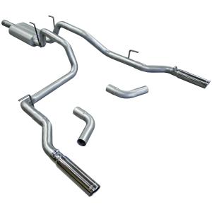 06-08 Dodge Ram Truck 1500 5.7L Hemi Flowmaster American Thunder Cat-Back Exhaust System - Dual Rear/Side Exit with 50 Series H.D. Muffler and 3