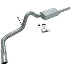 05-10 Dodge Dakota 2WD/4WD, V6/V8, 3.7L/4.7L Flowmaster Force II Cat-Back Exhaust System - Single Side Exit with Super 50 Series Muffler