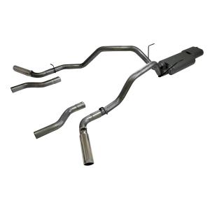 00-06 Toyota Tundra 4.7 V8 Flowmaster Cat-back System 409S-Dual Rear/Side Exit- American Thunder - Moderate/Aggressive