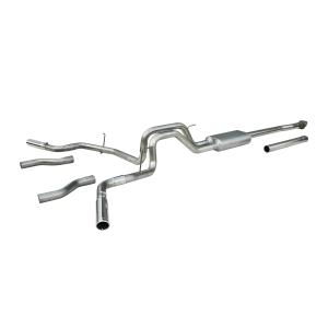 09-11 Ford F150  V8, 4.6L/5.0L/5.4L Flowmaster Force II Cat-Back Exhaust System - Dual Rear/Side Exit Super 50 Series Muffler