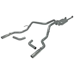 10-11 Tundra 5.7L Flowmaster American Thunder Cat-Back Exhaust System - Dual Rear/Side Exit with 50 Series Big Block Muffler and 3