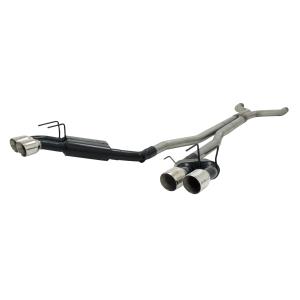 13-15 Chevrolet Camaro SS and ZL1 with a 6.2L V8 engine and Dual Mode Exhaust Option. Also fits 2015 3.6L V6 with D/M Option. Fits Hardtop Coupe Models Only Flowmaster American Thunder Exhaust System Kit