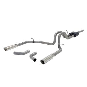 98-03 Ford F150 1/2 Ton pickup with 4.6L or 5.4L V8 engine Flowmaster American Thunder Exhaust System Kit