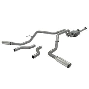 10-16 Toyota Tundra with 4.6L or 5.7L V8 engine. 145 Wheelbase Models Only. Flowmaster American Thunder Exhaust System Kit