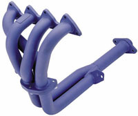 88-91 CRX 1500 HF, Base, DX, HF, SI L4 1.5/1.6 Flowtech Headers - AirMass Pro-Racing, CompBlu Finish, 50 State Legal for Street Use