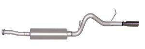 07-10 H3; 3.7L; 4WD; 4 Door, 2006 H3; 3.5L; 4WD; 4 Door Gibson Exhaust Systems - Swept Side Style (Aluminized)