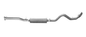 2011 Chevy Silverado 2500HD, 3500HD 6.0L 2/4WD, 2011 GMC 2500HD, 3500HD 6.0L 2/4WD  Gibson® Single Side Exhaust System - Aluminized