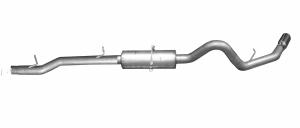 03-07 Power Stroke; 6.0L Diesel; 2/4WD; Crew Cab, Long Bed Gibson Exhaust Systems - Swept Side Style (Aluminized)