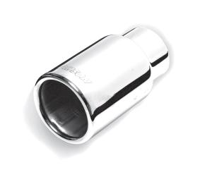 All Jeeps (Universal), Universal - Fits all Trucks / SUVs Gibson Muffler Tips - Rolled (Inlet: 2-1/2 Inch, Outlet: 3-1/2 Inch, Overall Length: 6 Inch)