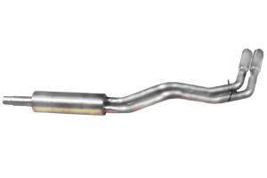 98-01 Dodge Ram 3.9L / 5.2L / 5.9L Standard Extended Short Bed / Long Bed Gibson Exhaust Systems - Dual Sport Style (Aluminized)